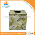 Canosa Luxury bathroom collection cow horn square tissue cover boutique